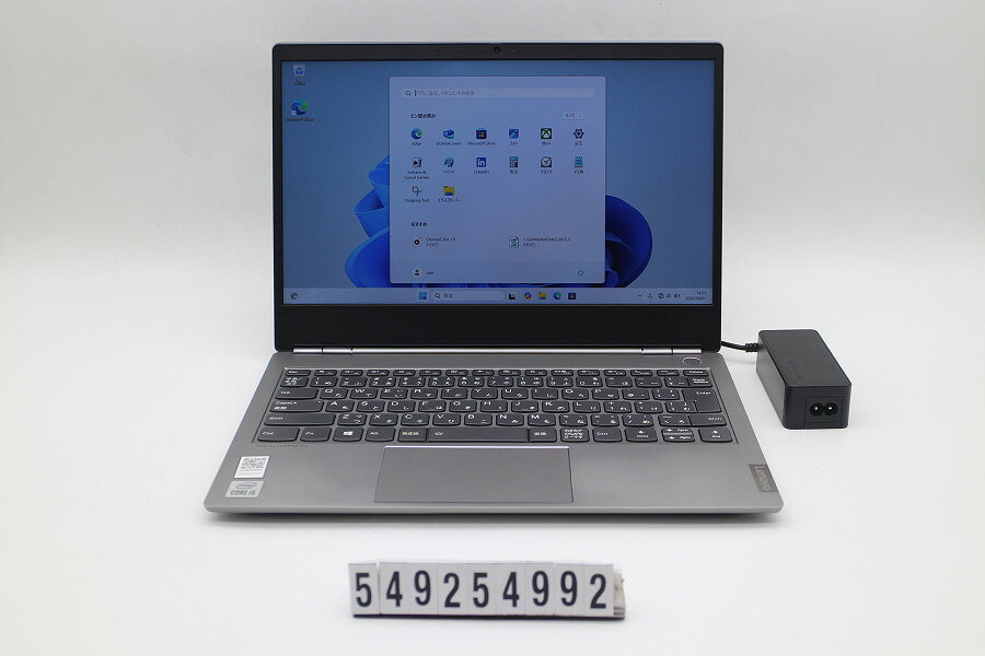 商品情報 No.549254992メーカーLenovo商品名 型番・型名ThinkBook 13s-IML※20RR004BJP仕様■基本スペック　・CPU：Corei5 10210U 1.6GHz(4コア8スレッド)　・メモリ：8192MB(8GB×1枚(空きスロットなし))　・HDD：256GB(SSD)　・VGA：オンボード　・DRIVE：なし　・モニター：13.3インチワイドFHD(1920x1080)　・その他機能：無線LAN Bluetooth USB3.0 HDMI Webカメラ 指紋認証リーダー付電源ボタン USB(Type-C) バックライト付キーボード　・リカバリ：11 Pro 64bitリカバリ済(OS導入済)状態・動作状況■動作：中古動作品 ※液晶パネル面：確認した限り中央下部に2mm程の傷あり ※液晶表示：確認した限り左下部に白シミあり ※バッテリ状態：充電駆動可能 ※バッテリは保証対象外となります。外観■汚れ　・外装汚れ若干有り。■シール痕　・若干あり。■傷　・外装に使用に差し支えない擦り傷がございます。■その他　・中古品のため使用に差し支えない傷、汚れがある場合がございます。　・本体内外装は清掃しておりますが、多少の汚れが残っている可能性がございます。　・天板擦り傷 摩耗 パームレスト摩耗 タッチパッド摩耗 背面擦り傷 底面擦り傷あり　・キーボード特記事項：摩耗 キートップ剥げあり附属品■付属品(下記に記載の物以外は付属いたしません。また、写真に掲載の無い物は付属いたしません)　・ACアダプター対応情報-備考　・11 Pro 64bitリカバリ済(OS導入済)※リカバリ完了しておりますので、お届け後すぐにご利用頂けます。ご注意　・掲載中の商品について、一部の在庫は各地方のPCコンフル店頭でも展示、販売しています。　・搭載されたSSDやバッテリー等に関して、お問い合わせによる追加の状態確認(健康状態や残量等)は誠に申し訳ありませんが対応いたしておりません。　・店頭で展示している関係上、ごく稀に展示中の破損や付属品の欠損等が発生する場合がございます。その際には、当店よりお客さまにご連絡させていただきます。　・その場合、代替品をご提案させていただきます。ご提案商品がご注文者様の要件に添いません場合はキャンセル対応させて頂きます。　・PCコンフルの在庫に関しましては、同時発送およびサイズによりますが同梱発送を対応させて頂けます。但し在庫が複数拠点の場合、対応がかないません。