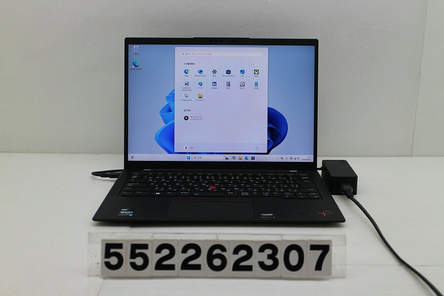商品情報 No.552262307メーカーLenovo商品名 型番・型名ThinkPad X1 Carbon 10th Gen※21CCS10400仕様■基本スペック　・CPU：Corei5 1235U 1.3GHz(10コア12スレッド)　・メモリ：8192MB(変更不可)　・HDD：256GB(SSD)　・VGA：オンボード　・DRIVE：なし　・モニター：14インチワイドWUXGA(1920x1200)　・その他機能：無線LAN Bluetooth USB3.0 HDMI Webカメラ 指紋認証リーダー付電源ボタン 顔認証 USB(Type-C) バックライト付キーボード　・リカバリ：11 Pro 64bitリカバリ済(OS導入済)状態・動作状況■動作：中古動作品 ※液晶パネル面：確認した限りキーボード痕あり ※液晶表示：確認した限り目立つ表示不良なし ※バッテリ状態：充電駆動可能 ※バッテリは保証対象外となります。外観■汚れ　・外装汚れ若干有り。■シール痕　・若干あり。■傷　・外装に使用に差し支えない擦り傷がございます。■その他　・中古品のため使用に差し支えない傷、汚れがある場合がございます。　・本体内外装は清掃しておりますが、多少の汚れが残っている可能性がございます。　・全体摩耗 天板シール痕 パームレスト摩耗 シール痕あり　・キーボード特記事項：若干摩耗あり附属品■付属品(下記に記載の物以外は付属いたしません。また、写真に掲載の無い物は付属いたしません)　・ACアダプター対応情報-備考　・11 Pro 64bitリカバリ済(OS導入済)※リカバリ完了しておりますので、お届け後すぐにご利用頂けます。ご注意　・掲載中の商品について、一部の在庫は各地方のPCコンフル店頭でも展示、販売しています。　・搭載されたSSDやバッテリー等に関して、お問い合わせによる追加の状態確認(健康状態や残量等)は誠に申し訳ありませんが対応いたしておりません。　・店頭で展示している関係上、ごく稀に展示中の破損や付属品の欠損等が発生する場合がございます。その際には、当店よりお客さまにご連絡させていただきます。　・その場合、代替品をご提案させていただきます。ご提案商品がご注文者様の要件に添いません場合はキャンセル対応させて頂きます。　・PCコンフルの在庫に関しましては、同時発送およびサイズによりますが同梱発送を対応させて頂けます。但し在庫が複数拠点の場合、対応がかないません。
