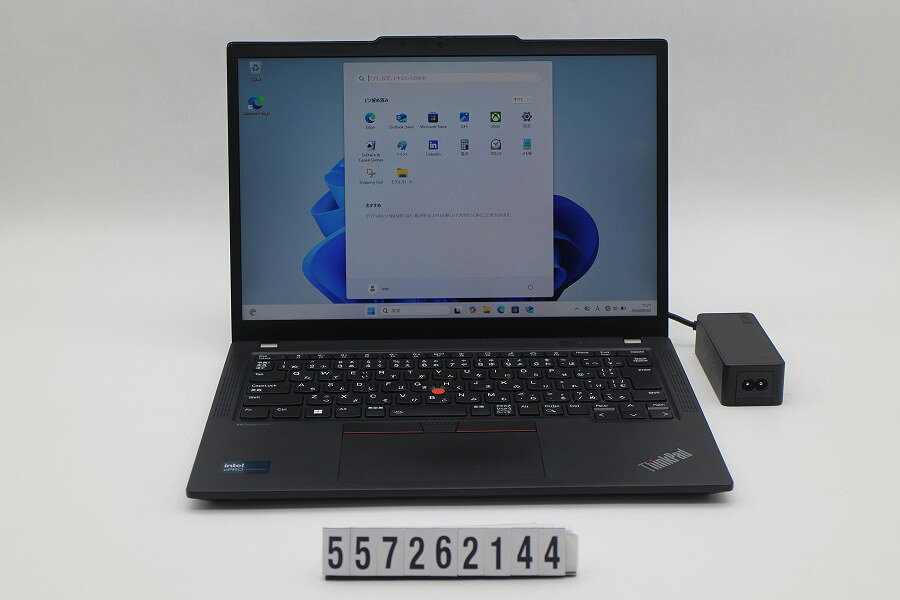 商品情報 No.557262144メーカーLenovo商品名 型番・型名ThinkPad X13 Gen5※21LVS1DC00仕様■基本スペック　・CPU：Core Ultra5 135U 1.6GHz(12コア14スレッド)　・メモリ：16384MB(変更不可)　・HDD：256GB(SSD)　・VGA：オンボード　・DRIVE：なし　・モニター：13.3インチワイドWUXGA(1920x1200)　・その他機能：無線LAN Bluetooth USB3.0 HDMI Webカメラ 指紋認証リーダー付電源ボタン 顔認証 USB(Type-C) バックライト付キーボード SIMスロット　・リカバリ：11 Pro 64bitリカバリ済(OS導入済)状態・動作状況■動作：中古動作品 ※液晶パネル面：確認した限り目立つ傷なし ※液晶表示：確認した限り目立つ表示不良なし ※バッテリ状態：充電駆動可能 ※バッテリは保証対象外となります。外観■汚れ　・外装汚れ若干有り。■シール痕　・若干あり。■傷　・外装に使用に差し支えない擦り傷がございます。■その他　・中古品のため使用に差し支えない傷、汚れがある場合がございます。　・本体内外装は清掃しておりますが、多少の汚れが残っている可能性がございます。　・天板擦り傷 摩耗 パームレスト及びタッチパッド若干摩耗あり　・キーボード特記事項：若干摩耗あり附属品■付属品(下記に記載の物以外は付属いたしません。また、写真に掲載の無い物は付属いたしません)　・ACアダプター対応情報-備考　・11 Pro 64bitリカバリ済(OS導入済)※リカバリ完了しておりますので、お届け後すぐにご利用頂けます。　・SIMスロットは動作未確認・保証対象外です。ご注意　・掲載中の商品について、一部の在庫は各地方のPCコンフル店頭でも展示、販売しています。　・搭載されたSSDやバッテリー等に関して、お問い合わせによる追加の状態確認(健康状態や残量等)は誠に申し訳ありませんが対応いたしておりません。　・店頭で展示している関係上、ごく稀に展示中の破損や付属品の欠損等が発生する場合がございます。その際には、当店よりお客さまにご連絡させていただきます。　・その場合、代替品をご提案させていただきます。ご提案商品がご注文者様の要件に添いません場合はキャンセル対応させて頂きます。　・PCコンフルの在庫に関しましては、同時発送およびサイズによりますが同梱発送を対応させて頂けます。但し在庫が複数拠点の場合、対応がかないません。