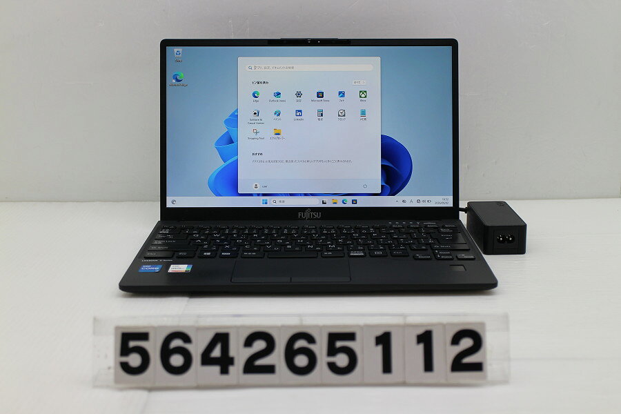 商品情報 No.564265112メーカー富士通商品名 型番・型名LIFEBOOK U9311/F※FMVU34021仕様■基本スペック　・CPU：Corei5 1145G7 2.6GHz(4コア8スレッド)　・メモリ：8192MB(変更不可)　・HDD：256GB(SSD)　・VGA：オンボード　・DRIVE：なし　・モニター：13.3インチワイドFHD(1920x1080)　・その他機能：無線LAN Bluetooth SDスロット USB3.0 HDMI Webカメラ 指紋認証 顔認証 USB(Type-C)　・リカバリ：11 Pro 64bitリカバリ済(OS導入済)状態・動作状況■動作：中古動作品 ※液晶パネル面：確認した限りキーボード痕あり ※液晶表示：確認した限り薄い白シミあり ※バッテリ状態：充電駆動可能 ※バッテリは保証対象外となります。外観■汚れ　・外装汚れ若干有り。■シール痕　・若干あり。■傷　・外装に使用に差し支えない擦り傷がございます。■その他　・中古品のため使用に差し支えない傷、汚れがある場合がございます。　・本体内外装は清掃しておりますが、多少の汚れが残っている可能性がございます。　・全体摩耗 擦り傷 天板シール痕 パームレスト摩耗 シール痕あり　・キーボード特記事項：摩耗あり附属品■付属品(下記に記載の物以外は付属いたしません。また、写真に掲載の無い物は付属いたしません)　・ACアダプター対応情報-備考　・11 Pro 64bitリカバリ済(OS導入済)※リカバリ完了しておりますので、お届け後すぐにご利用頂けます。ご注意　・掲載中の商品について、一部の在庫は各地方のPCコンフル店頭でも展示、販売しています。　・搭載されたSSDやバッテリー等に関して、お問い合わせによる追加の状態確認(健康状態や残量等)は誠に申し訳ありませんが対応いたしておりません。　・店頭で展示している関係上、ごく稀に展示中の破損や付属品の欠損等が発生する場合がございます。その際には、当店よりお客さまにご連絡させていただきます。　・その場合、代替品をご提案させていただきます。ご提案商品がご注文者様の要件に添いません場合はキャンセル対応させて頂きます。　・PCコンフルの在庫に関しましては、同時発送およびサイズによりますが同梱発送を対応させて頂けます。但し在庫が複数拠点の場合、対応がかないません。