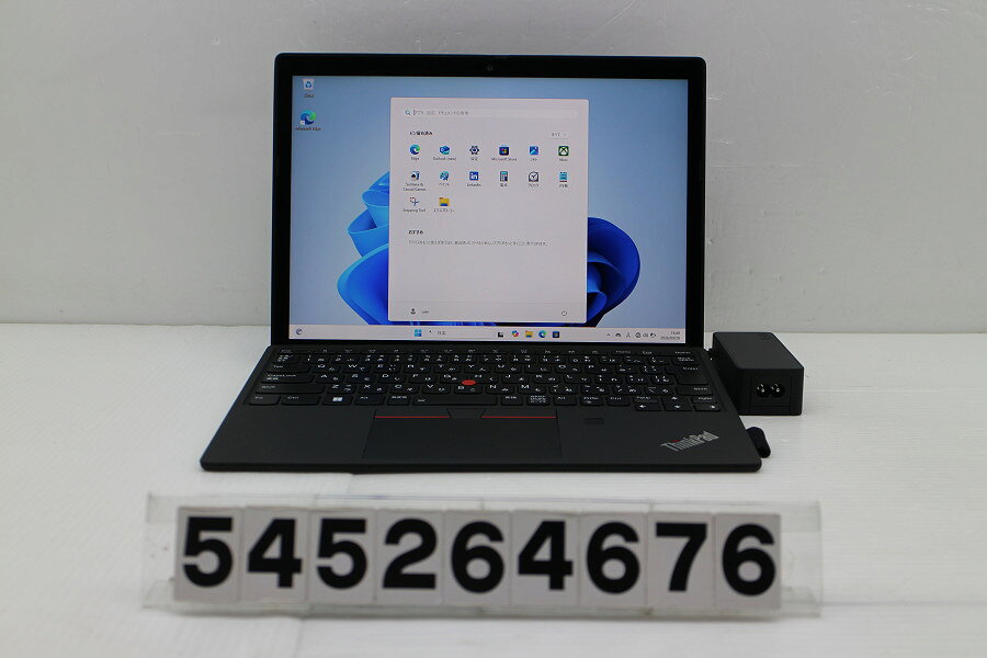 商品情報 No.545264676メーカーLenovo商品名 型番・型名ThinkPad X12 Detachable Gen1※20UVS2XQ00仕様■基本スペック　・CPU：Corei5 1130G7 1.1GHz(4コア8スレッド)　・メモリ：16384MB(変更不可)　・HDD：256GB(SSD)　・VGA：オンボード　・DRIVE：なし　・モニター：12.3インチWUXGA+(1920x1280) タッチパネルグレア液晶　・その他機能：無線LAN Bluetooth Webカメラ 指紋認証 顔認証 USB(Type-C) バックライト付キーボード SIMスロット　・リカバリ：11 Pro 64bitリカバリ済(OS導入済)状態・動作状況■動作：中古動作品 ※液晶パネル面：確認した限り目立つ傷なし ※液晶表示：確認した限り目立つ表示不良なし ※バッテリ状態：充電駆動可能 ※バッテリは保証対象外となります。外観■汚れ　・外装汚れ若干有り。■シール痕　・若干あり。■傷　・外装に使用に差し支えない擦り傷がございます。■その他　・中古品のため使用に差し支えない傷、汚れがある場合がございます。　・本体内外装は清掃しておりますが、多少の汚れが残っている可能性がございます。　・全体摩耗 擦り傷 底面シール痕 パームレスト摩耗 タッチパッドテカリあり　・キーボード特記事項：若干摩耗あり附属品■付属品(下記に記載の物以外は付属いたしません。また、写真に掲載の無い物は付属いたしません)　・ACアダプター タイプカバー対応情報-備考　・11 Pro 64bitリカバリ済(OS導入済)※リカバリ完了しておりますので、お届け後すぐにご利用頂けます。ご注意　・掲載中の商品について、一部の在庫は各地方のPCコンフル店頭でも展示、販売しています。　・搭載されたSSDやバッテリー等に関して、お問い合わせによる追加の状態確認(健康状態や残量等)は誠に申し訳ありませんが対応いたしておりません。　・店頭で展示している関係上、ごく稀に展示中の破損や付属品の欠損等が発生する場合がございます。その際には、当店よりお客さまにご連絡させていただきます。　・その場合、代替品をご提案させていただきます。ご提案商品がご注文者様の要件に添いません場合はキャンセル対応させて頂きます。　・PCコンフルの在庫に関しましては、同時発送およびサイズによりますが同梱発送を対応させて頂けます。但し在庫が複数拠点の場合、対応がかないません。