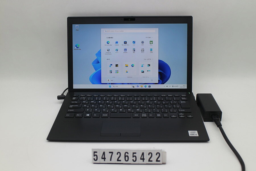 商品情報 No.547265422メーカーVAIO商品名 型番・型名VJPG13C12N仕様■基本スペック　・CPU：Corei5 1035G1 1GHz(4コア8スレッド)　・メモリ：8192MB(変更不可)　・HDD：128GB(SSD)　・VGA：オンボード　・DRIVE：なし　・モニター：13.3インチワイドFHD(1920x1080)　・その他機能：無線LAN Bluetooth SDスロット USB3.0 HDMI Webカメラ 顔認証 USB(Type-C) バックライト付キーボード SIMスロット　・リカバリ：11 Pro 64bitリカバリ済(OS導入済)状態・動作状況■動作：中古動作品 ※液晶パネル面：確認した限り目立つ傷なし ※液晶表示：確認した限り目立つ表示不良なし ※バッテリ状態：充電駆動可能 ※バッテリは保証対象外となります。外観■汚れ　・外装汚れ若干有り。■シール痕　・若干あり。■傷　・外装に使用に差し支えない擦り傷がございます。■その他　・中古品のため使用に差し支えない傷、汚れがある場合がございます。　・本体内外装は清掃しておりますが、多少の汚れが残っている可能性がございます。　・天板摩耗 底面摩耗あり　・キーボード特記事項：摩耗あり附属品■付属品(下記に記載の物以外は付属いたしません。また、写真に掲載の無い物は付属いたしません)　・ACアダプター対応情報-備考　・11 Pro 64bitリカバリ済(OS導入済)※リカバリ完了しておりますので、お届け後すぐにご利用頂けます。　・WWAN、SIMスロットは動作未確認、保証対象外ですご注意　・掲載中の商品について、一部の在庫は各地方のPCコンフル店頭でも展示、販売しています。　・搭載されたSSDやバッテリー等に関して、お問い合わせによる追加の状態確認(健康状態や残量等)は誠に申し訳ありませんが対応いたしておりません。　・店頭で展示している関係上、ごく稀に展示中の破損や付属品の欠損等が発生する場合がございます。その際には、当店よりお客さまにご連絡させていただきます。　・その場合、代替品をご提案させていただきます。ご提案商品がご注文者様の要件に添いません場合はキャンセル対応させて頂きます。　・PCコンフルの在庫に関しましては、同時発送およびサイズによりますが同梱発送を対応させて頂けます。但し在庫が複数拠点の場合、対応がかないません。