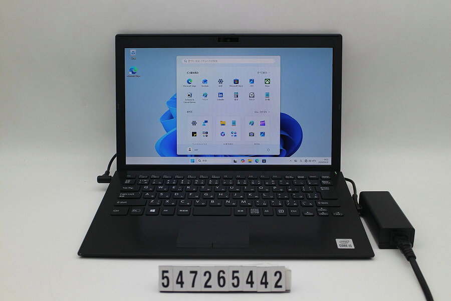 商品情報 No.547265442メーカーVAIO商品名 型番・型名VJPG13C12N仕様■基本スペック　・CPU：Corei5 1035G1 1GHz(4コア8スレッド)　・メモリ：8192MB(変更不可)　・HDD：128GB(SSD)　・VGA：オンボード　・DRIVE：なし　・モニター：13.3インチワイドFHD(1920x1080)　・その他機能：無線LAN Bluetooth SDスロット USB3.0 HDMI Webカメラ 顔認証 USB(Type-C) バックライト付キーボード SIMスロット　・リカバリ：11 Pro 64bitリカバリ済(OS導入済)状態・動作状況■動作：中古動作品 ※液晶パネル面：確認した限り薄いキーボード痕あり ※液晶表示：確認した限り目立つ表示不良なし ※バッテリ状態：充電駆動可能 ※バッテリは保証対象外となります。外観■汚れ　・外装汚れ若干有り。■シール痕　・若干あり。■傷　・外装に使用に差し支えない擦り傷がございます。■その他　・中古品のため使用に差し支えない傷、汚れがある場合がございます。　・本体内外装は清掃しておりますが、多少の汚れが残っている可能性がございます。　・天板摩耗 シール痕 パームレスト摩耗 タッチパッド摩耗 底面摩耗あり　・キーボード特記事項：摩耗あり附属品■付属品(下記に記載の物以外は付属いたしません。また、写真に掲載の無い物は付属いたしません)　・ACアダプター対応情報-備考　・11 Pro 64bitリカバリ済(OS導入済)※リカバリ完了しておりますので、お届け後すぐにご利用頂けます。　・WWAN、SIMスロットは動作未確認、保証対象外ですご注意　・掲載中の商品について、一部の在庫は各地方のPCコンフル店頭でも展示、販売しています。　・搭載されたSSDやバッテリー等に関して、お問い合わせによる追加の状態確認(健康状態や残量等)は誠に申し訳ありませんが対応いたしておりません。　・店頭で展示している関係上、ごく稀に展示中の破損や付属品の欠損等が発生する場合がございます。その際には、当店よりお客さまにご連絡させていただきます。　・その場合、代替品をご提案させていただきます。ご提案商品がご注文者様の要件に添いません場合はキャンセル対応させて頂きます。　・PCコンフルの在庫に関しましては、同時発送およびサイズによりますが同梱発送を対応させて頂けます。但し在庫が複数拠点の場合、対応がかないません。