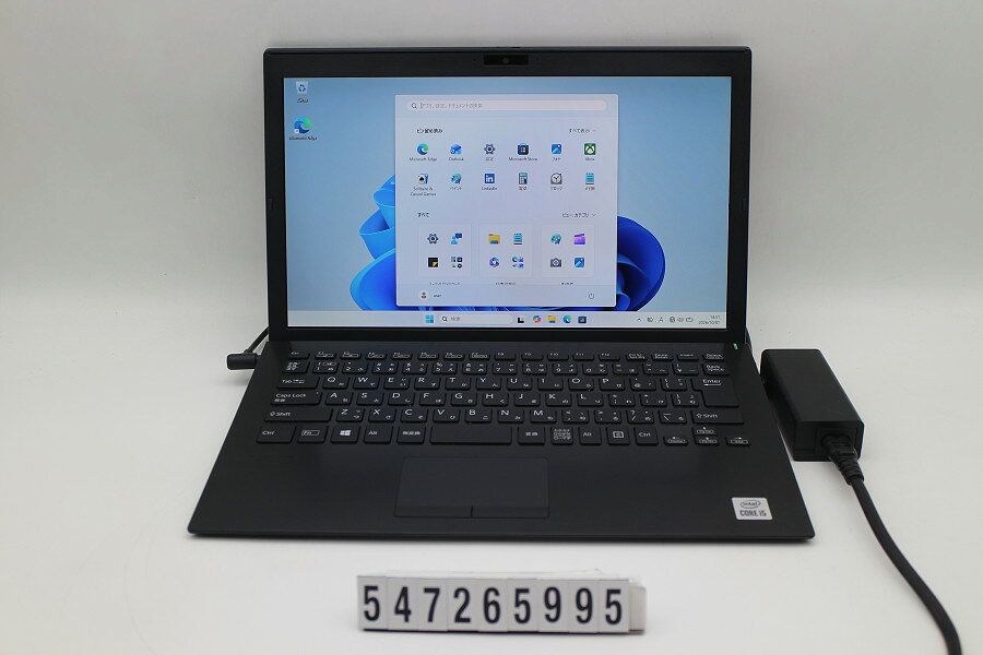 商品情報 No.547265995メーカーVAIO商品名 型番・型名VJPG13C12N仕様■基本スペック　・CPU：Corei5 1035G1 1GHz(4コア8スレッド)　・メモリ：8192MB(変更不可)　・HDD：128GB(SSD)　・VGA：オンボード　・DRIVE：なし　・モニター：13.3インチワイドFHD(1920x1080)　・その他機能：無線LAN Bluetooth SDスロット USB3.0 HDMI Webカメラ 顔認証 USB(Type-C) バックライト付キーボード SIMスロット　・リカバリ：11 Pro 64bitリカバリ済(OS導入済)状態・動作状況■動作：中古動作品 ※液晶パネル面：確認した限り目立つ傷なし ※液晶表示：確認した限り黒い点あり ※バッテリ状態：充電駆動可能 ※バッテリは保証対象外となります。外観■汚れ　・外装汚れ若干有り。■シール痕　・若干あり。■傷　・外装に使用に差し支えない擦り傷がございます。■その他　・中古品のため使用に差し支えない傷、汚れがある場合がございます。　・本体内外装は清掃しておりますが、多少の汚れが残っている可能性がございます。　・天板摩耗 底面摩耗 内観摩耗あり　・キーボード特記事項：摩耗あり附属品■付属品(下記に記載の物以外は付属いたしません。また、写真に掲載の無い物は付属いたしません)　・ACアダプター対応情報-備考　・11 Pro 64bitリカバリ済(OS導入済)※リカバリ完了しておりますので、お届け後すぐにご利用頂けます。　・WWAN、SIMスロットは動作未確認、保証対象外ですご注意　・掲載中の商品について、一部の在庫は各地方のPCコンフル店頭でも展示、販売しています。　・搭載されたSSDやバッテリー等に関して、お問い合わせによる追加の状態確認(健康状態や残量等)は誠に申し訳ありませんが対応いたしておりません。　・店頭で展示している関係上、ごく稀に展示中の破損や付属品の欠損等が発生する場合がございます。その際には、当店よりお客さまにご連絡させていただきます。　・その場合、代替品をご提案させていただきます。ご提案商品がご注文者様の要件に添いません場合はキャンセル対応させて頂きます。　・PCコンフルの在庫に関しましては、同時発送およびサイズによりますが同梱発送を対応させて頂けます。但し在庫が複数拠点の場合、対応がかないません。