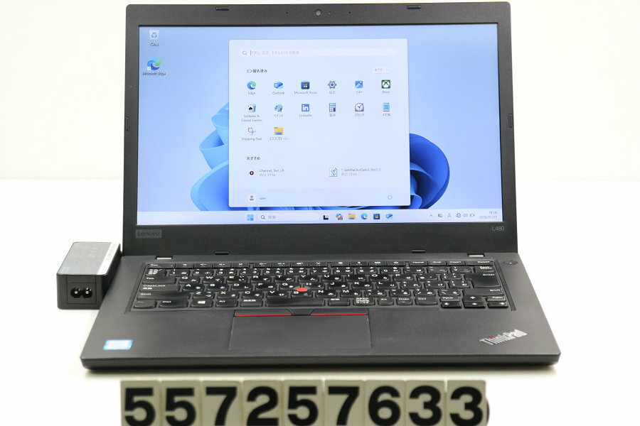 SONY - Lenovo ThinkPad L480 Core i5 8250U 1.6GHz/8GB/512GB(SSD)/14W/FHD(1920x1080)/Win11 外装凹みあり【中古】【20260130】