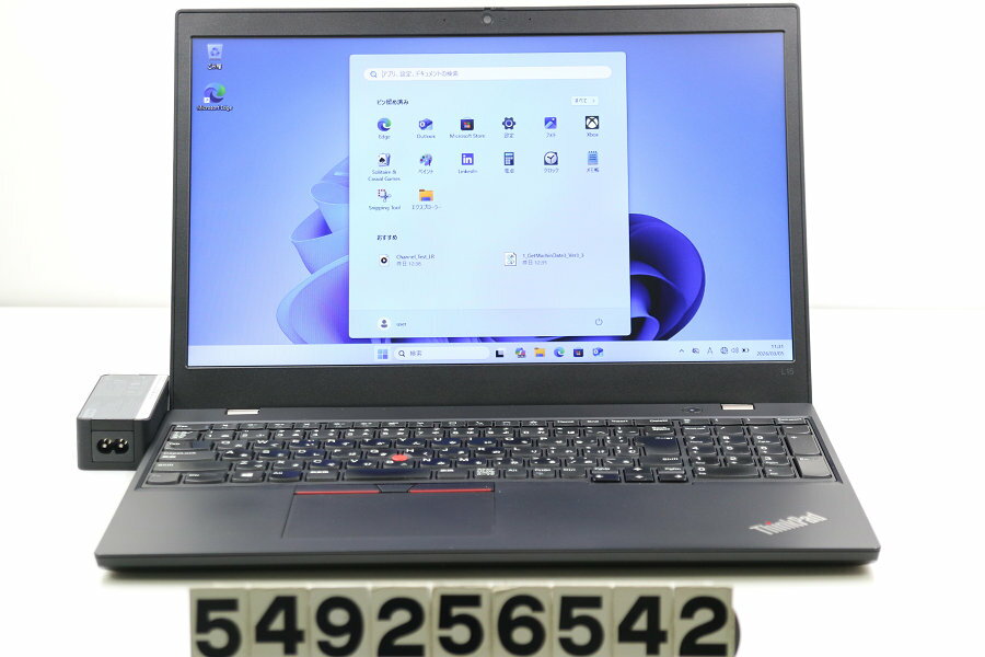 Lenovo ThinkPad L15 Gen1 Core i5 10210U 1.6GHz/8GB/256GB(SSD)/15.6W/FWXGA(1366x768)/Win11 キー文字消えあり【中古】【20260306】