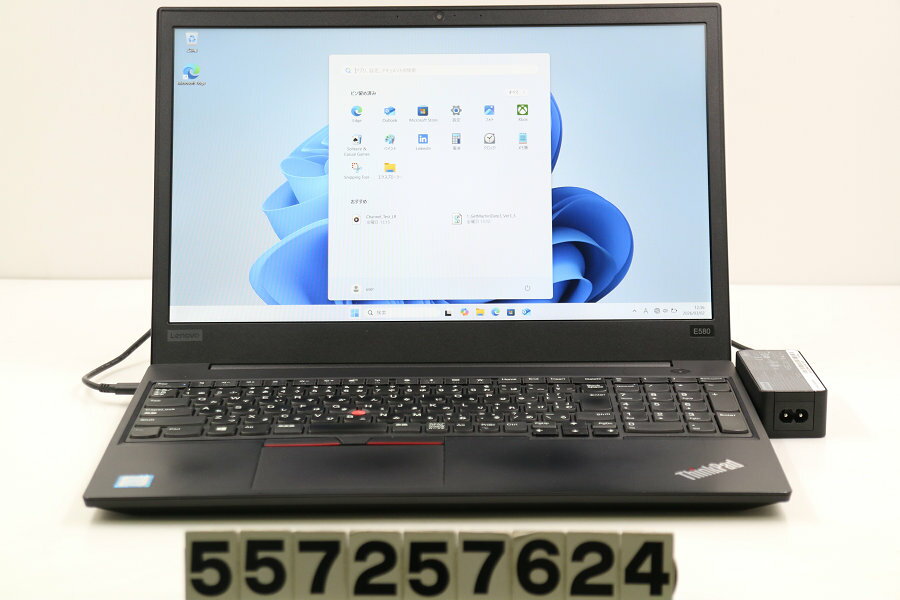 FRONTIER - Lenovo ThinkPad E580 Core i3 8130U 2.2GHz/8GB/256GB(SSD)/15.6W/FHD(1920x1080)/Win11【中古】【20260304】
