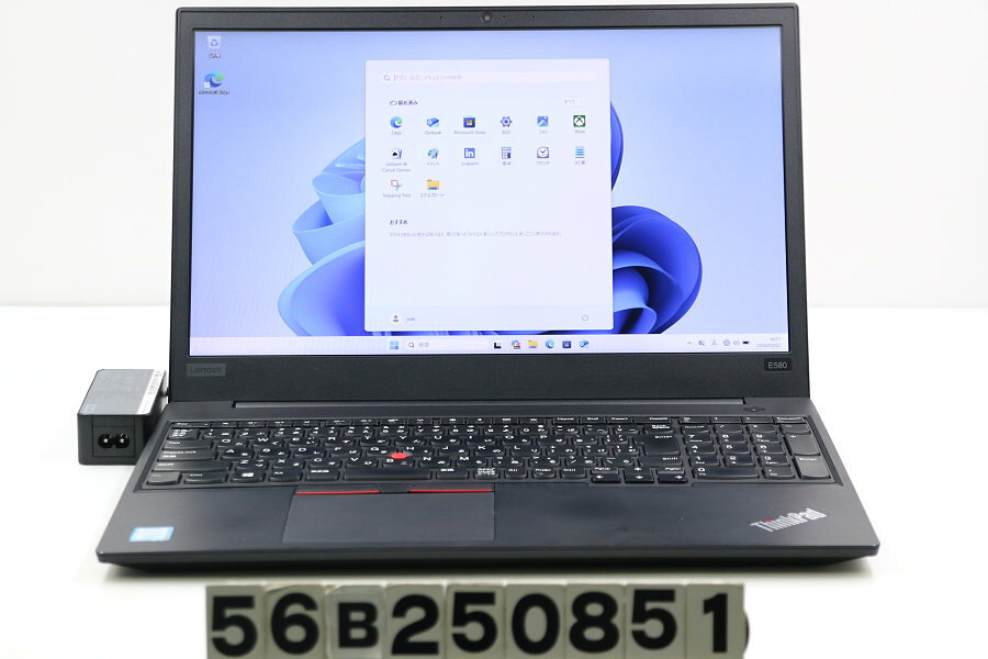 Rakuten - Lenovo ThinkPad E580 Core i5 8250U 1.6GHz/8GB/256GB(SSD)/15.6W/FHD(1920x1080)/Win11 トラックポイント不良【中古】【20260304】