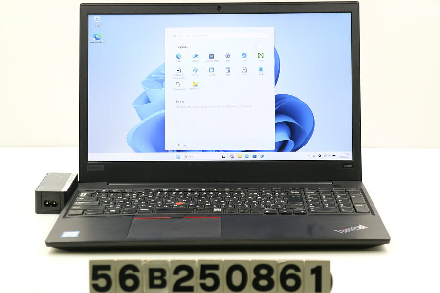 Apple - Lenovo ThinkPad E580 Core i5 8250U 1.6GHz/8GB/256GB(SSD)/15.6W/FHD(1920x1080)/Win11【中古】【20260304】