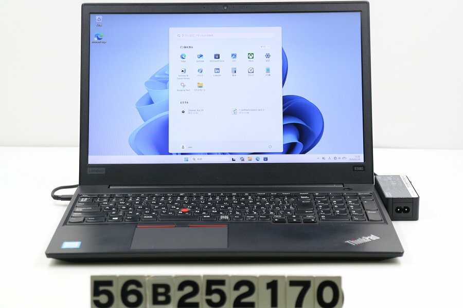 Lenovo ThinkPad E580 Core i5 8250U 1.6GHz/8GB/256GB(SSD)/15.6W/FHD(1920x1080)/Win11【中古】【20260226】