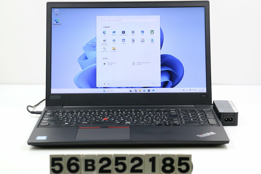 Rakuten - Lenovo ThinkPad E580 Core i5 8250U 1.6GHz/8GB/256GB(SSD)/15.6W/FHD(1920x1080)/Win11【中古】【20260226】
