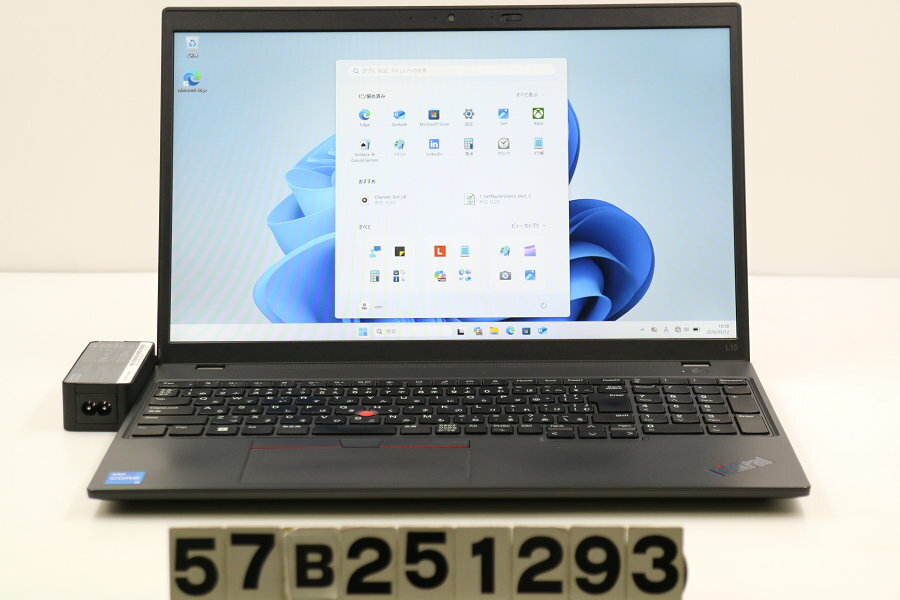 15 inches - Lenovo ThinkPad L15 Gen3 Core i5 1235U 1.3GHz/8GB/256GB(SSD)/15.6W/FHD(1920x1080)/Win11【中古】【20260318】