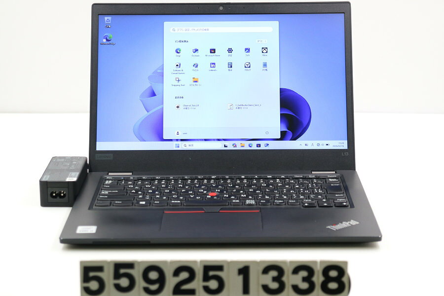 SONY - Lenovo Thinkpad L13 Core i3 10110U 2.1GHz/8GB/256GB(SSD)/13.3W/FWXGA(1366x768)/Win11【中古】【20260219】