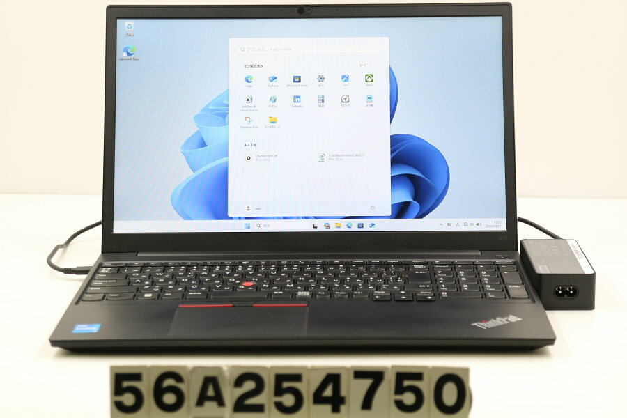Rakuten - Lenovo ThinkPad E15 Gen2 Core i5 1135G7 2.4GHz/8GB/256GB(SSD)/15.6W/FHD(1920x1080)/Win11【中古】【20260402】