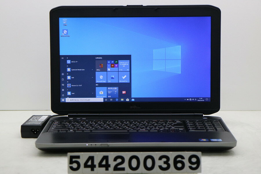 DELL Latitude E5530 Core i5 3340M 2.7GHz/4GB/240GB(SSD)/Multi/15.6W/FWXGA(1366x768)/Win10 CMOS電池消耗【中古】【20200414】