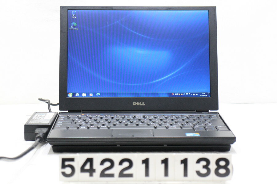 DELL Latitude E4200 Core2Duo U9400 1.4GHz/2GB/64GB(SSD)/12.1W/WXGA(1280x800)/Win7 バッテリー完全消耗【中古】【20210310】