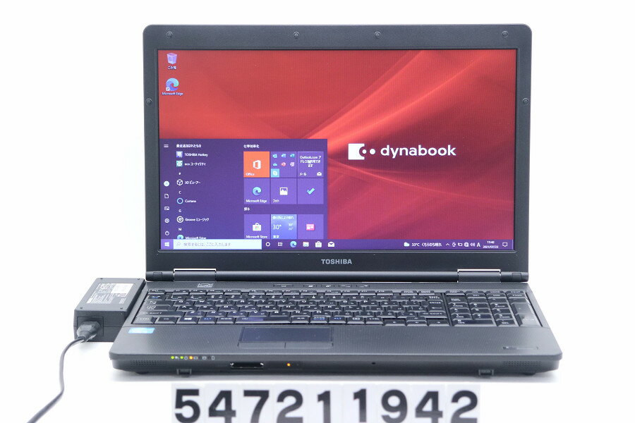 【ジャンク品】東芝 dynabook Satellite B552/G Core i3 3110M 2.4G/4G/128G(SSD)/Win10 キーボード不良 バッテリー完全消耗【中古】【20210825】