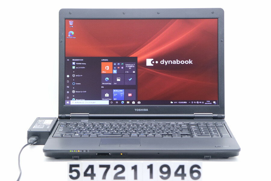 【ジャンク品】東芝 dynabook Satellite B552/G Core i3 2348M 2.3G/4G/128G(SSD)/Win10 キーボード不良 バッテリー完全消耗【中古】【20210825】