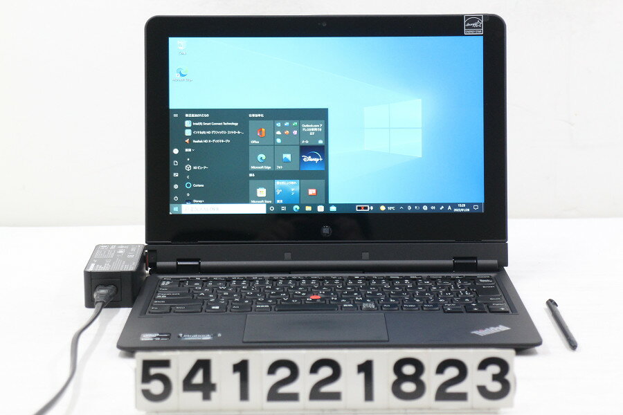 Lenovo ThinkPad Helix Core i5 3427U 1.8GHz/4GB/180GB(SSD)/11.6W/FHD(1920x1080) タッチパネル/Win10 バッテリー完全消耗【中古】【20220203】