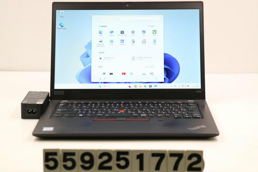 Rakuten - Lenovo ThinkPad X390 Core i5 8365U 1.6GHz/16GB/256GB(SSD)/13.3W/FHD(1920x1080)/Win11【中古】【20260410】