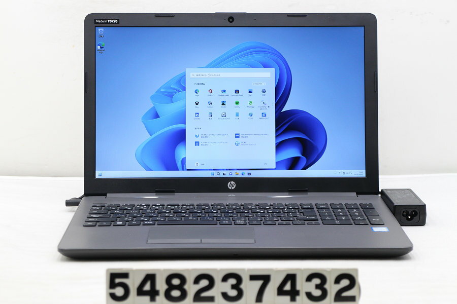 hp 250 G7 Core i5 8265U 1.6GHz/8GB/256GB(SSD)/Multi/15.6W/FHD(1920x1080)/Win11 バッテリー完全消耗【中古】【20231012】