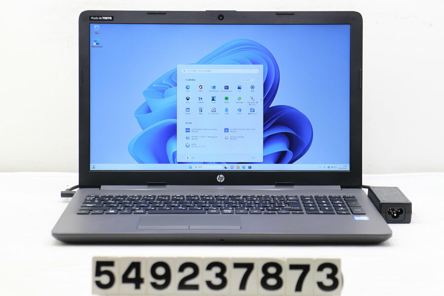 hp 250 G7 Core i5 8265U 1.6GHz/8GB/256GB(SSD)/Multi/15.6W/FHD(1920x1080)/Win11 バッテリー完全消耗【中古】【20231028】