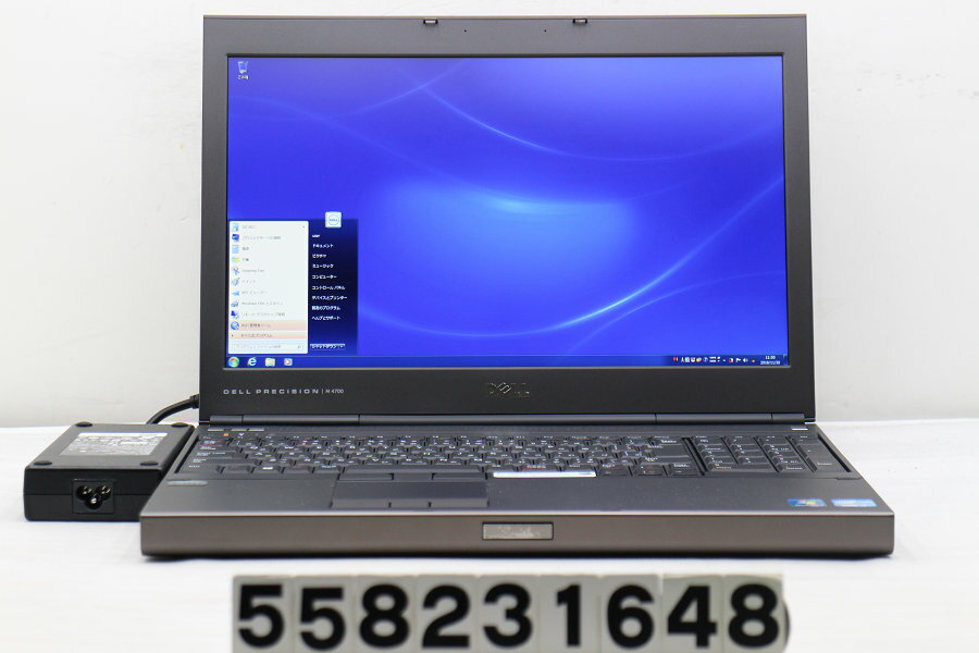 DELL Precision M4700 Core i7 3740QM 2.7GHz/32GB/750GB/DVD/Win7/Quadro K2000M バッテリー完全消耗【中古】【20231107】