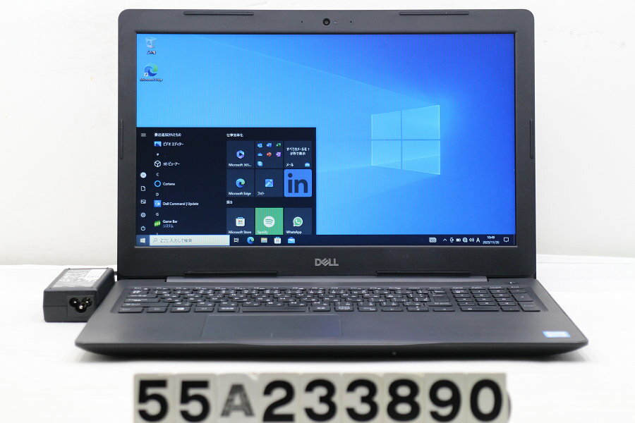 DELL Latitude 3590 Core i3 7130U 2.7GHz/8GB/256GB(SSD)/15.6W/FWXGA(1366x768)/Win10【中古】【20231122】