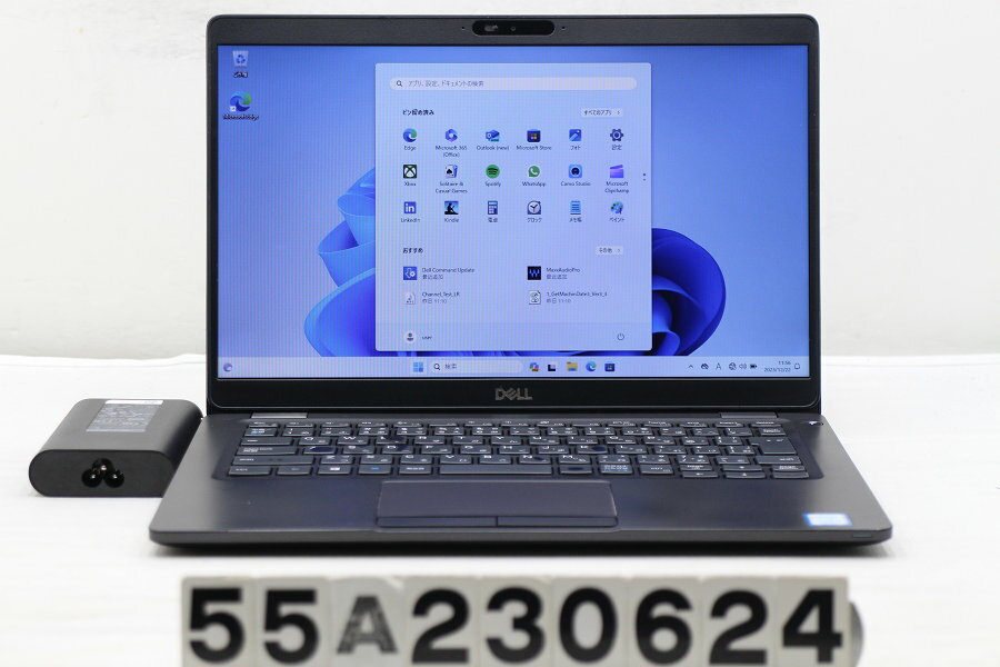 DELL Latitude 5300 Core i5 8365U 1.6GHz/8GB/256GB(SSD)/13.3W/FWXGA(1366x768)/Win11 キー文字消え【中古】【20231223】