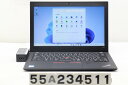 【ジャンク品】Lenovo ThinkPad X280 Core i5 8250U 1.6GHz/8GB/256GB(SSD)/12.5W/FWXGA(1366x768)/Win11 タッチパッド不良【中古】【20240215】