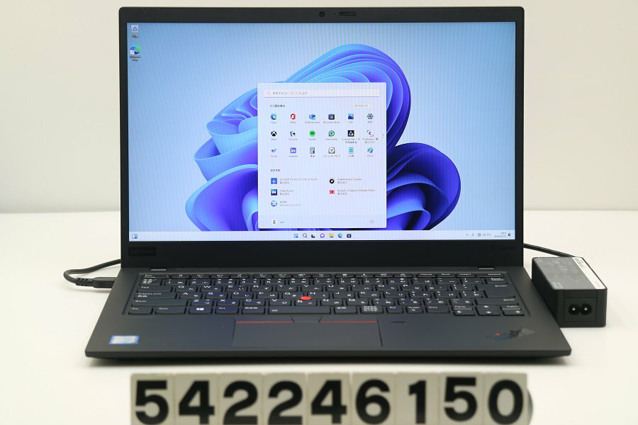 【ジャンク品】Lenovo ThinkPad X1 Carbon 7th Gen Core i7 8565U 1.8GHz/16GB/256GB(SSD)/Win11 バッテリー完全消耗【中古】【20240330】