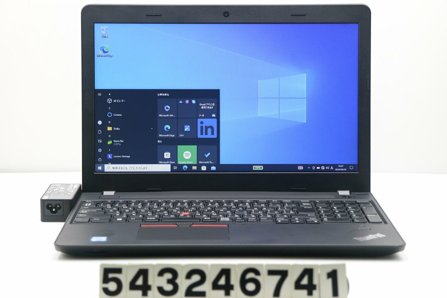 商品情報 No.543246741メーカーLenovo商品名 型番・型名ThinkPad E570※20H5CTO1WW仕様■基本スペック　・CPU：Core i5 7200U 2.5GHz(2コア4スレッド)　・メモリ：8192MB(4GB×2枚(空きスロットなし))　・HDD：256GB(SSD)　・VGA：オンボード　・DRIVE：DVDマルチ　・モニター：15.6インチワイドFWXGA(1366x768)　・その他機能：無線LAN Bluetooth SDスロット USB3.0 HDMI Webカメラ 指紋認証 テンキー付キーボード　・リカバリ：10 Pro 64bitリカバリ済(OS導入済)　・COA：10 Pro状態・動作状況■動作：中古動作品 ※液晶パネル面：確認した限り目立つ傷なし ※液晶表示：確認した限り目立つ表示不良なし ※バッテリ状態：充電駆動可能 ※バッテリは保証対象外となります。外観■汚れ　・外装汚れ若干有り。■シール痕　・若干あり。■傷　・外装に使用に差し支えない擦り傷がございます。■その他　・中古品のため使用に差し支えない傷、汚れがある場合がございます。　・本体内外装は清掃しておりますが、多少の汚れが残っている可能性がございます。　・天板擦り傷 摩耗 パームレスト摩耗 タッチパッド摩耗 クリックボタン摩耗 側面擦り傷 底面擦り傷あり　・キーボード特記事項：摩耗あり附属品■付属品(下記にOfficeの表記が無い場合はインストールされておりません。また、記載の物以外は付属いたしません。)　・ACアダプター対応情報-備考　・10 Pro 64bitリカバリ済(OS導入済)※リカバリ完了しておりますので、お届け後すぐにご利用頂けます。ご注意　・PCコンフル店頭にも展示している関係上、ごく稀に展示中の破損や付属品の欠損等が発生する場合がございます。その際には、お店よりお客さまにご連絡させていただきます。　・その場合、代替品をご提案させていただきます。ご提案商品がご注文者様の要件に添いません場合はキャンセル対応させて頂きます。　・PCコンフルの在庫に関しましては、同時発送およびサイズによりますが同梱発送を対応させて頂けます。但し在庫が複数拠点の場合、同時発送がかないません。