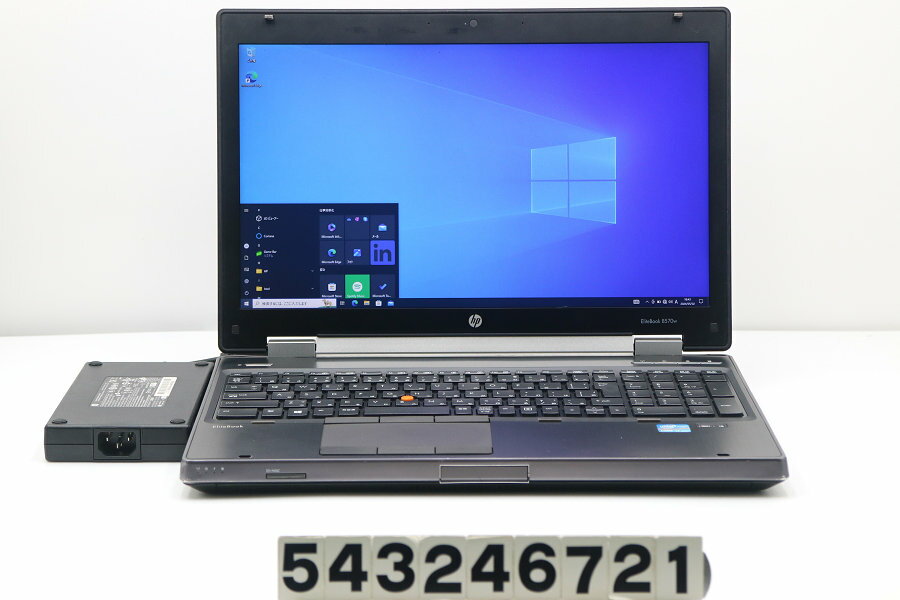 hp EliteBook 8570w Core i7 3740QM 2.7GHz/16GB/500GB/Multi/15.6W/FHD(1920x1080)/Win10/Quadro K2000M クリック不良【中古】【20240508】