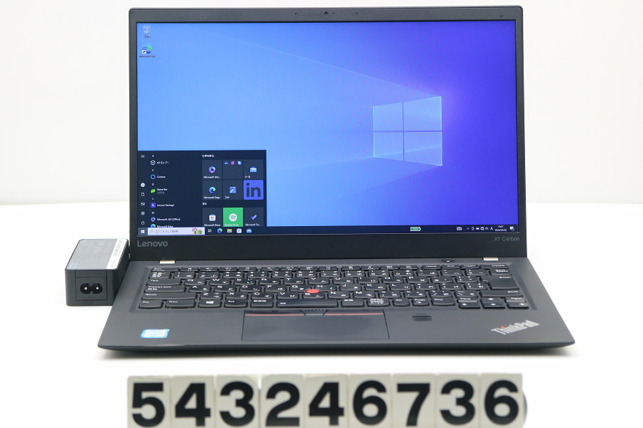 Lenovo ThinkPad X1 Carbon 5th Gen Core i5 7200U 2.5GHz/8GB/256GB(SSD)/14W/FHD(1920x1080)/Win10【中古】【20240507】