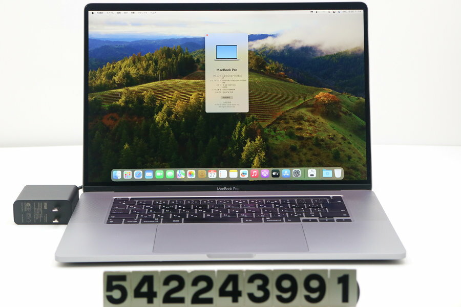 Apple MacBook Pro A2141 2019 スペースグレイ Core i7 9750H 2.6GHz/16GB/500GB(SSD)/16W/WQXGA/Radeo..