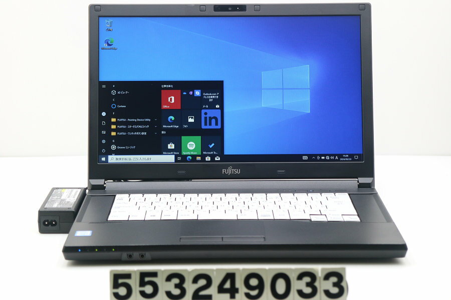 富士通 LIFEBOOK A577/T Core i3 7130U 2.7GHz/8GB/256GB(SSD)/15.6W/FWXGA(1366x768)/Win10