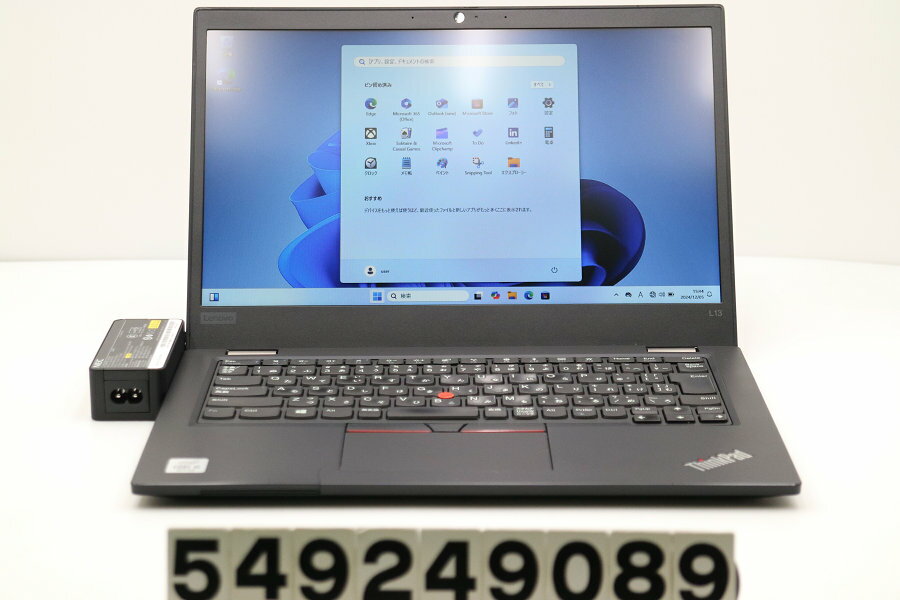 【ジャンク品】Lenovo ThinkPad L13 Core i5 10210U 1.6GHz/8GB/256GB(SSD)/13.3W/FWXGA(1366x768)/Win11【中古】【20241211】