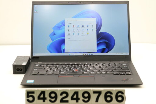 Lenovo ThinkPad X1 Carbon 6th Gen Core i5 8250U 1.6GHz/8GB/256GB(SSD)/14W/FHD(1920x1080)/Win11 画面シミあり【中古】【20241211】 Lenovo ThinkPad X1 Carbon 6th Gen Core i5 8250U 1.6GHz/8GB/256GB(SSD)/14W/FHD(1920x1080)/Win11 画面シミあり【中古】【20241211】