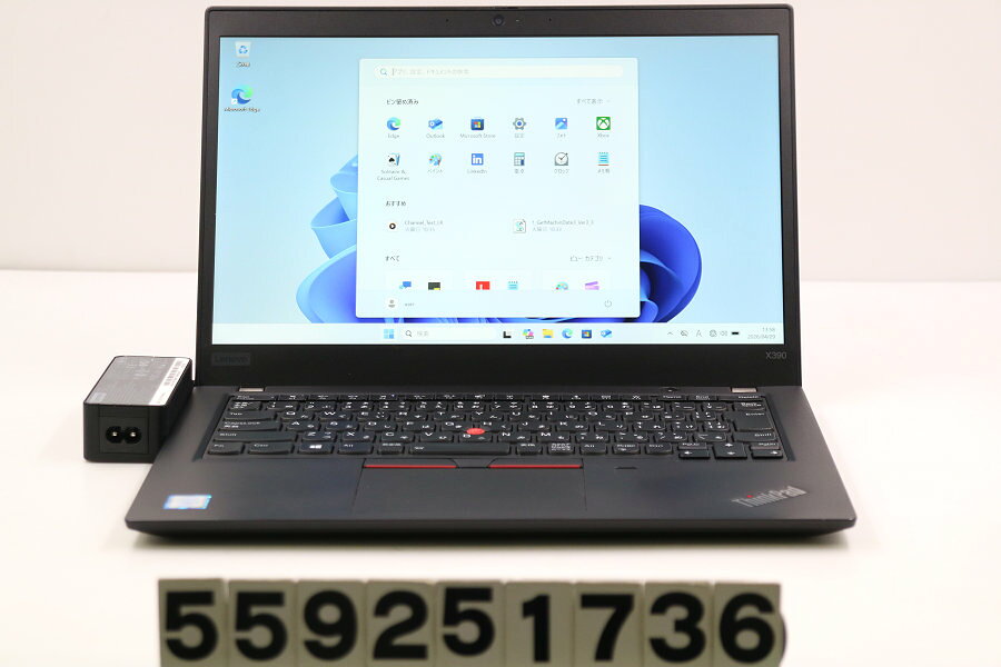 Rakuten - Lenovo ThinkPad X390 Core i5 8365U 1.6GHz/16GB/256GB(SSD)/13.3W/FHD(1920x1080)/Win11 外装割れあり【中古】【20260410】