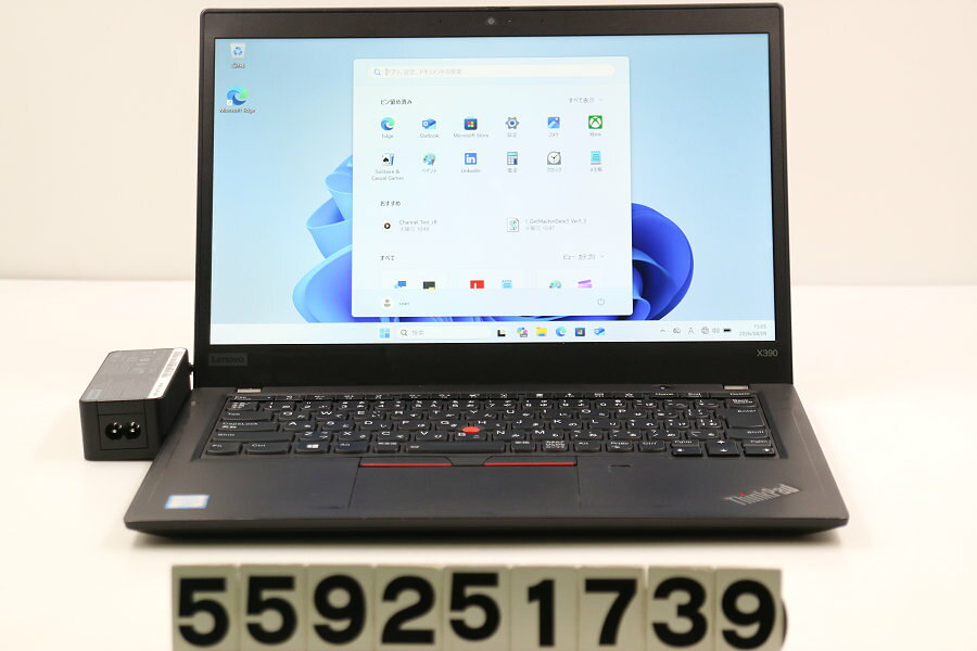 乐天商城 - Lenovo ThinkPad X390 Core i5 8365U 1.6GHz/16GB/256GB(SSD)/13.3W/FHD(1920x1080)/Win11 キーボード痕あり【中古】【20260410】