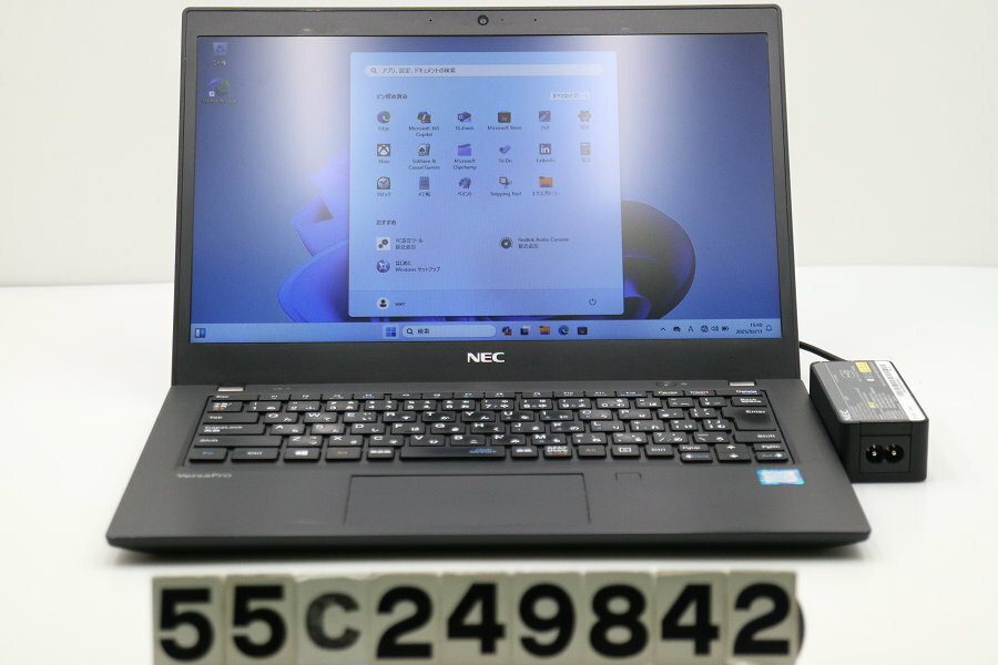 NEC PC-VKT16BSGN3J5 Core i5 8265U 1.6GHz/8GB/256GB(SSD)/13.3W/FWXGA(1366x768)/Win11 文字消えあり【中古】【20250212】