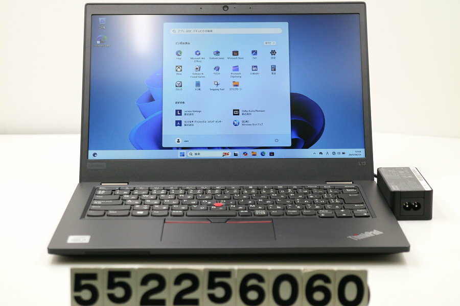Lenovo ThinkPad L13 Core i3 10110U 2.1GHz/4GB/128GB(SSD)/13.3W/FWXGA(1366x768)/Win11【中古】【20250415】