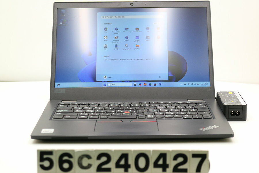 Lenovo ThinkPad L13 Core i5 10210U 1.6GHz/8GB/256GB(SSD)/13.3W/FWXGA(1366x768)/Win11 パームレスト割れあり【中古】【20250620】