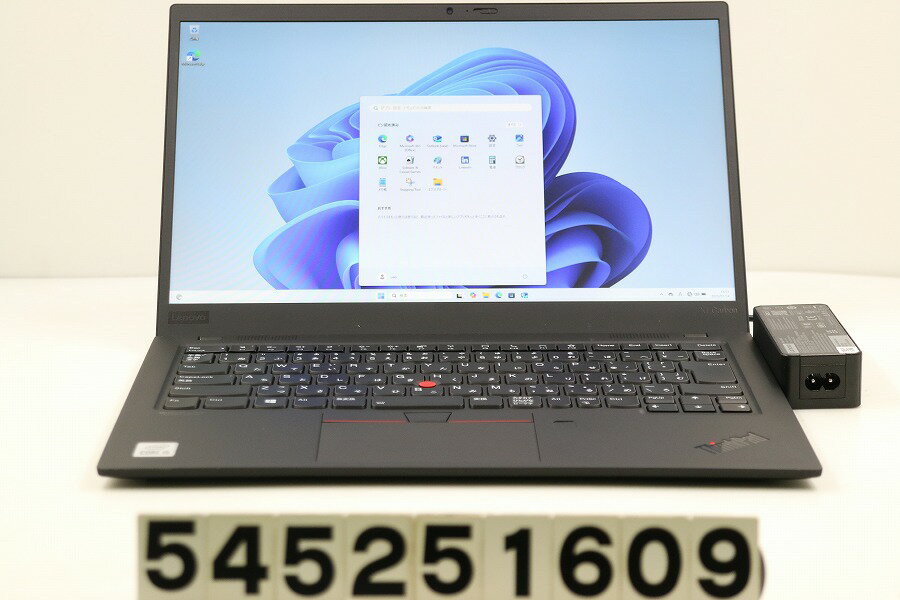 Lenovo ThinkPad X1 Carbon 8th Gen Core i5 10210U 1.6GHz/8GB/256GB(SSD)/14W/FHD(1920x1080)/Win11【中古】【20250730】