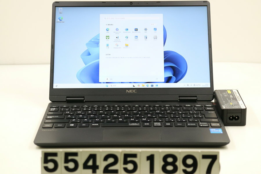 NEC PC-VKT40CZG9 Core i5 1130G7 1.1GHz/8GB/256GB(SSD)/12.5W/FHD(1920x1080)/Win11 バッテリ劣化【中古】【20250808】