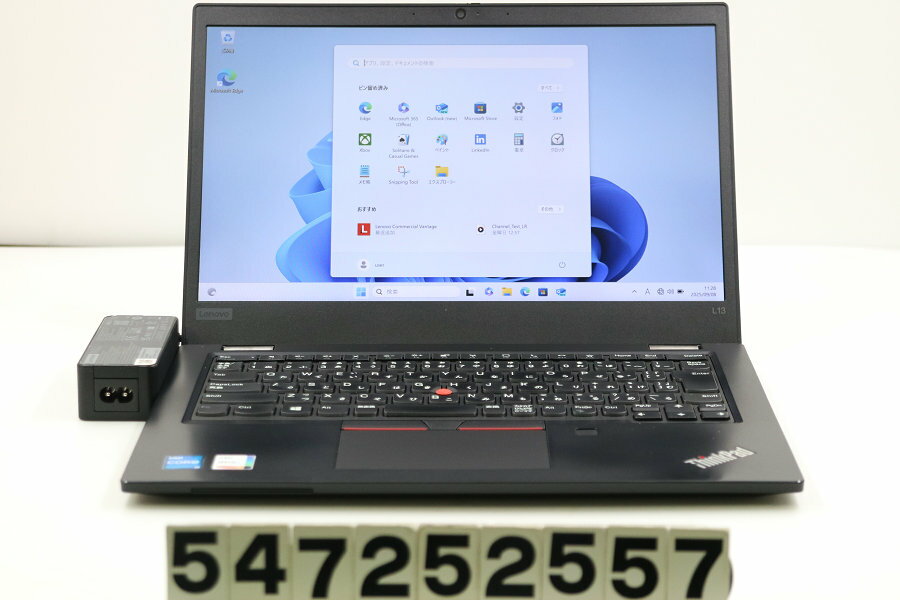 Rakuten - Lenovo ThinkPad L13 Gen2 Core i5 1135G7 2.4GHz/8GB/256GB(SSD)/13.3W/FHD(1920x1080)/Win11 キー文字消えあり【中古】【20250910】
