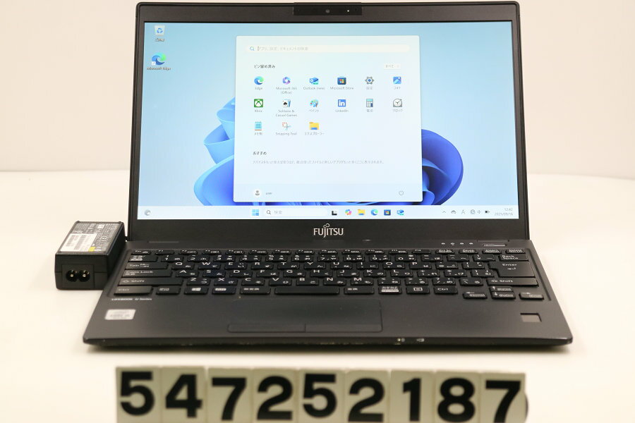 富士通 LIFEBOOK U9310/D Core i5 10310U 1.7GHz/8GB/128GB(SSD)/13.3W/FHD(1920x1080)/Win11 ゴム足欠..