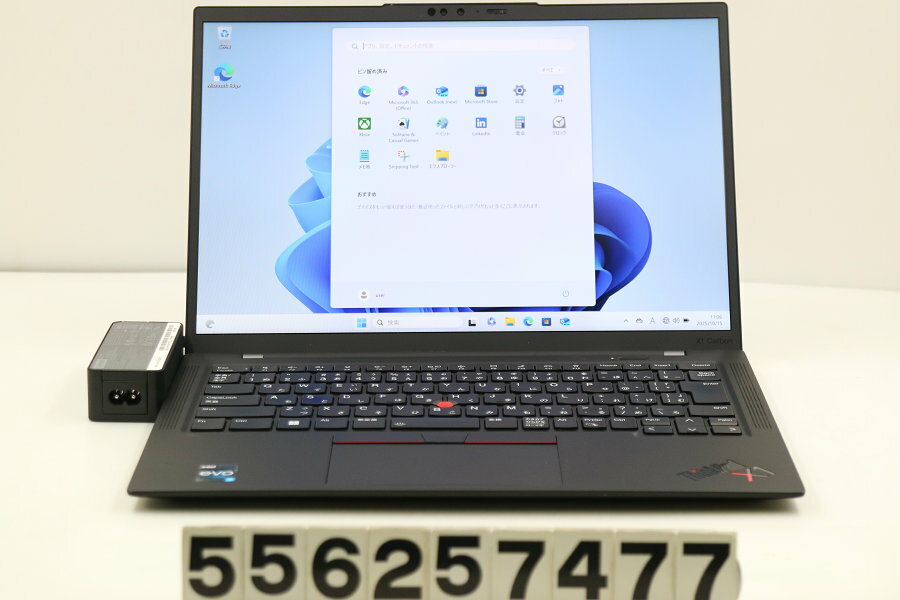 13 inches - Lenovo ThinkPad X1 Carbon 10th Gen Core i5 1235U 1.3GHz/8GB/256GB(SSD)/14W/WUXGA(1920x1200)/Win11【中古】【20251017】