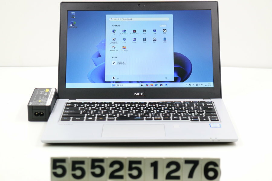 NEC PC-VKT16BZG4 Core i5 8250U 1.6GHz/8GB/128GB(SSD)/12.5W/FWXGA(1366x768)/Win11 画面キーボード痕あり【中古】【20251111】