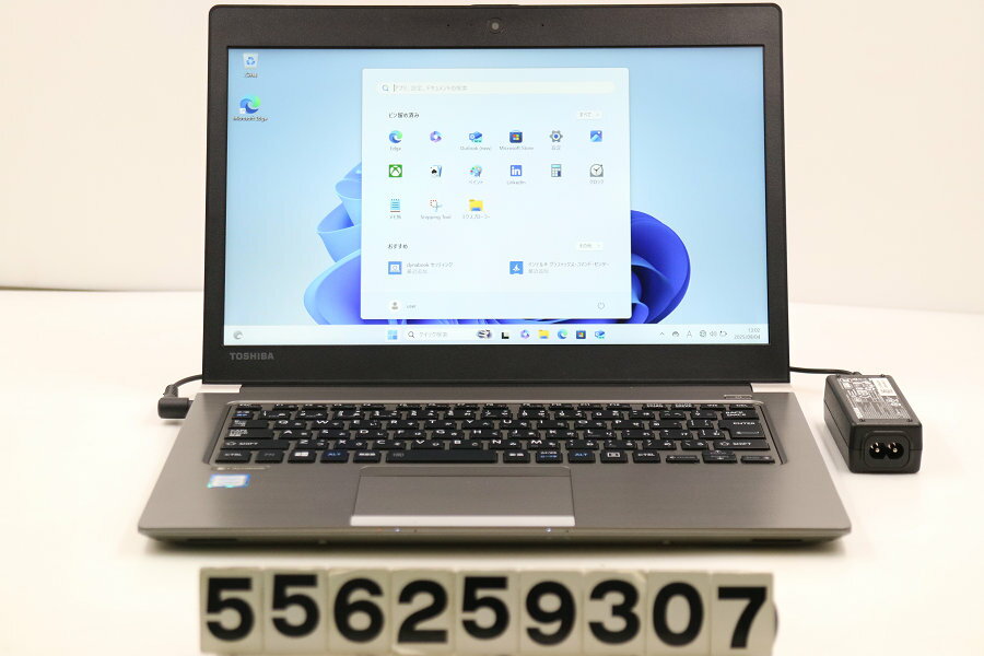 【ジャンク品】東芝 dynabook R63/J Core i5 8250U 1.6GHz/8GB/256GB(SSD)/13.3W/FHD(1920x1080)/Win11 天板ヒビあり【中古】【20251022】